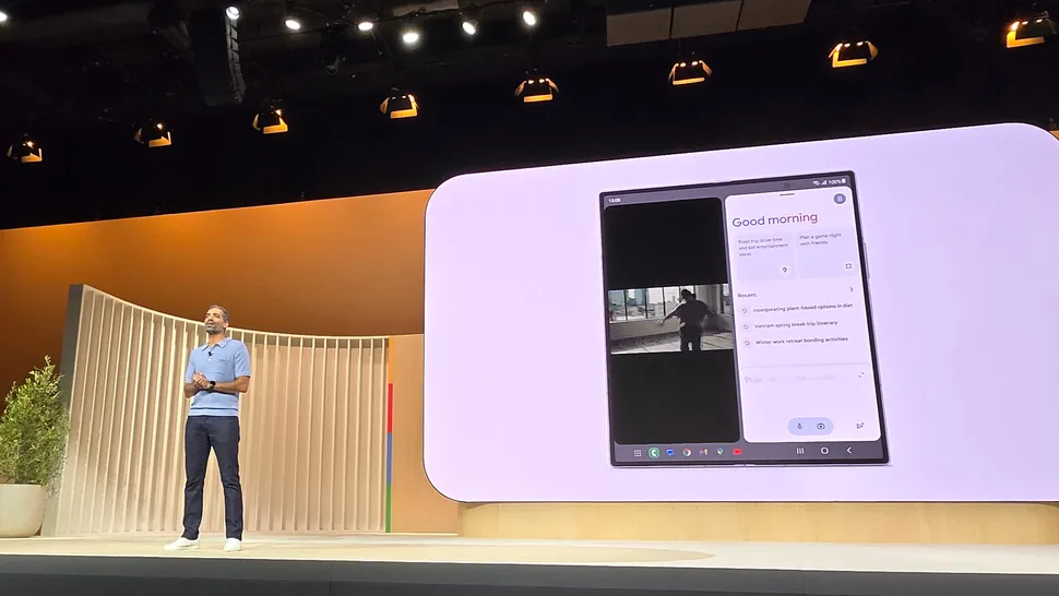 Google likes to demo Gemini on partner devices