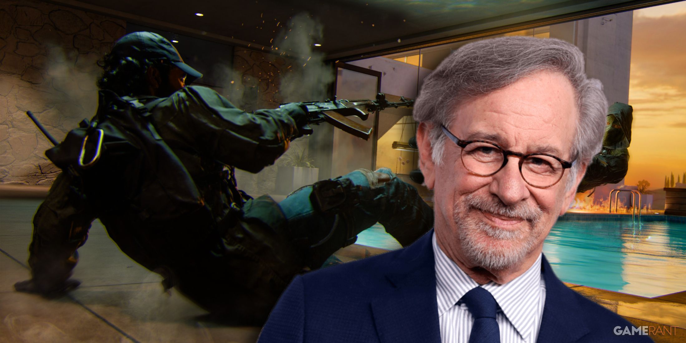 steven spielberg plays call of duty pc games max spielberg