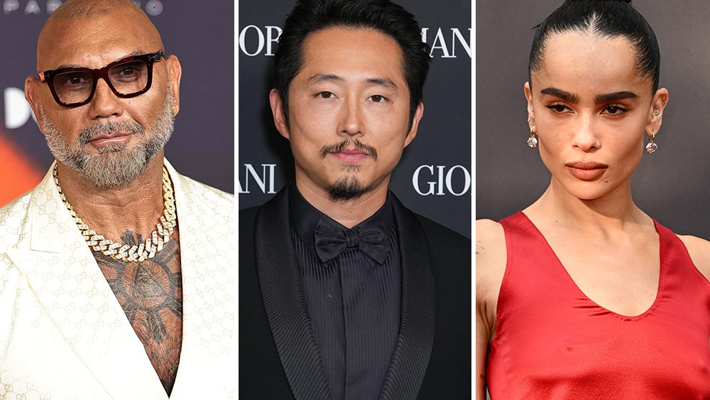 Dave Bautista Steven Yeun Zoe Kravitz