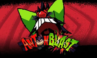 antonblast logo over screaming anton