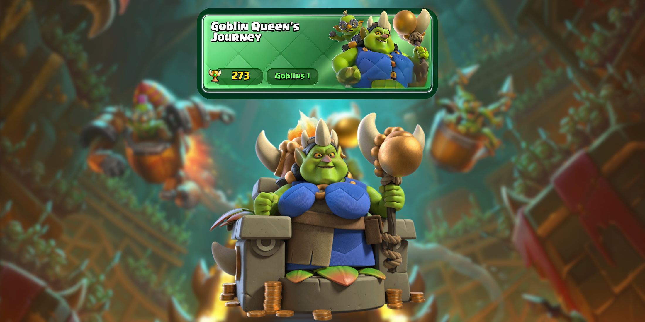 clash royale goblin queen s journey