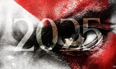 closeup of kratos eye in god of war with 2025