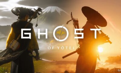 ghost of yotei and ghost of tsushima with shamisen and flute