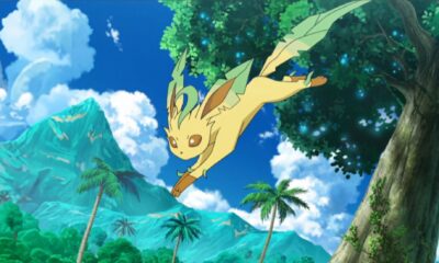 leafeon jump forest bg