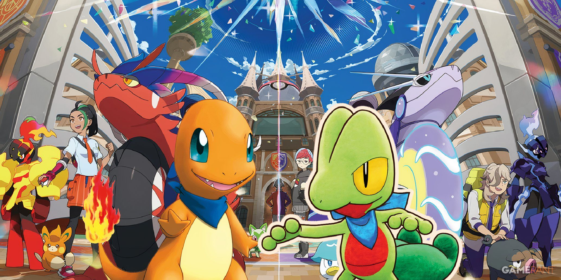 pokemon scarlet and violet key art pokemon mystery dungeon rescue team dx explorers of sky