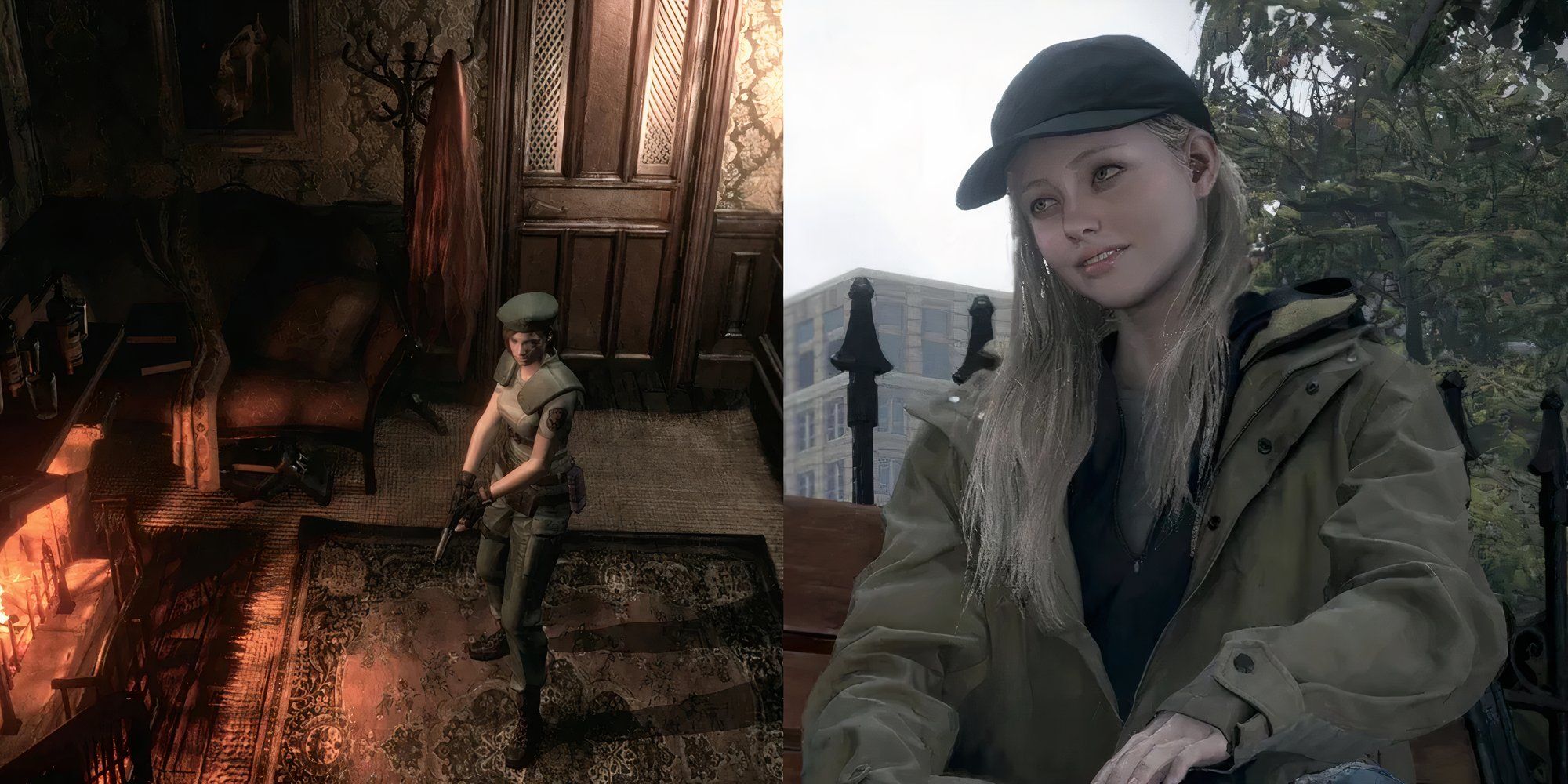 resident evil split image