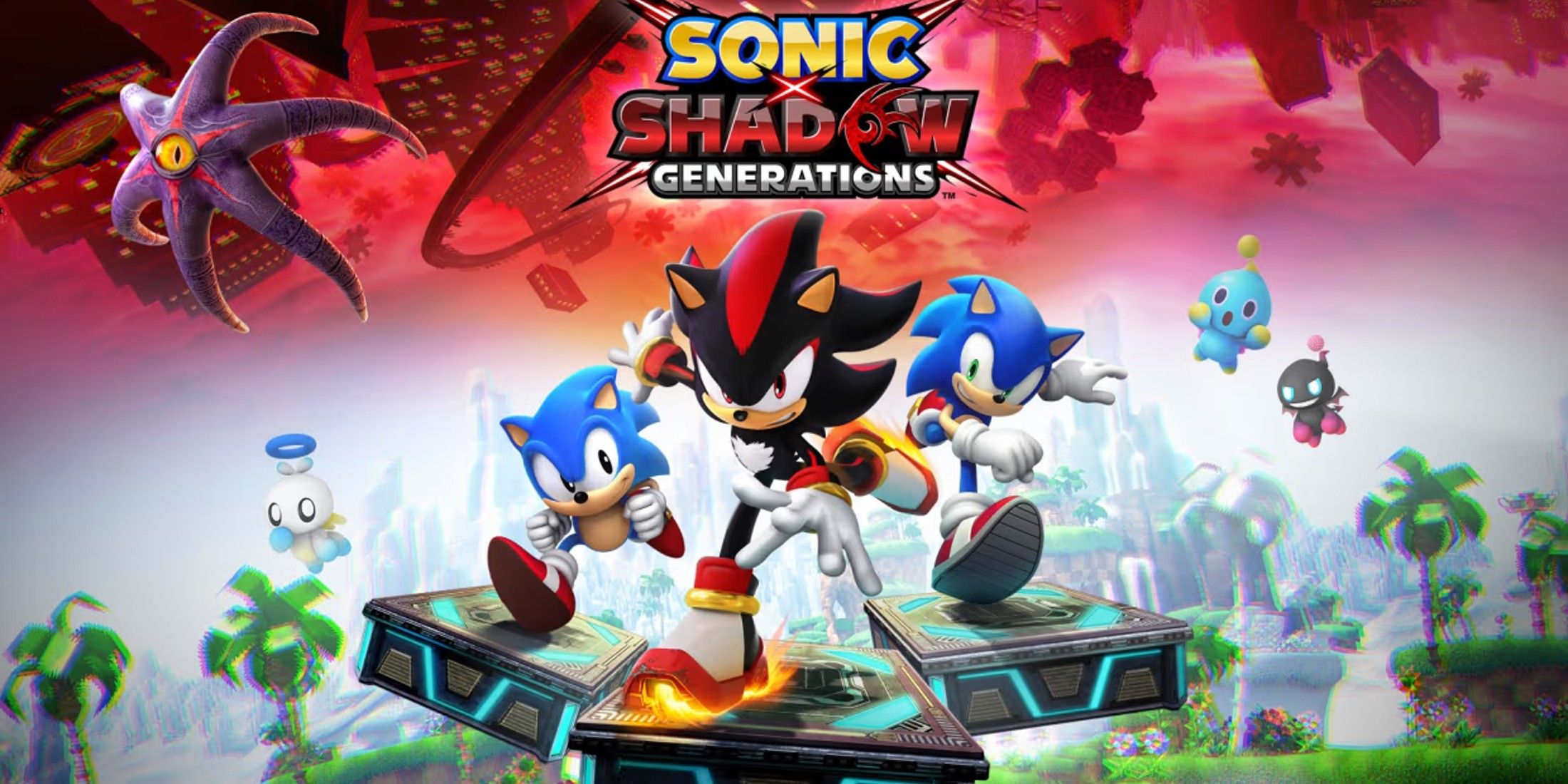 sonic x shadow generations key art