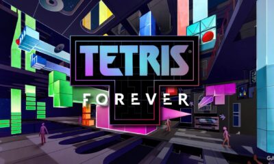 tetris forever key art with logo