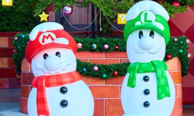 udx super nintendo world universal holidays snowmen a 1