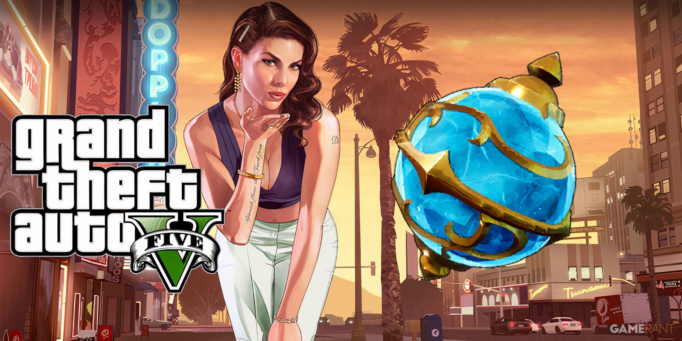 gta 5 promo art logo palworld sphere