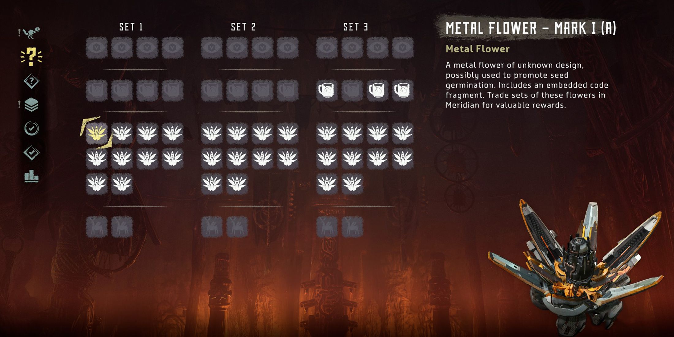 horizon zero dawn remastered metal flower locations