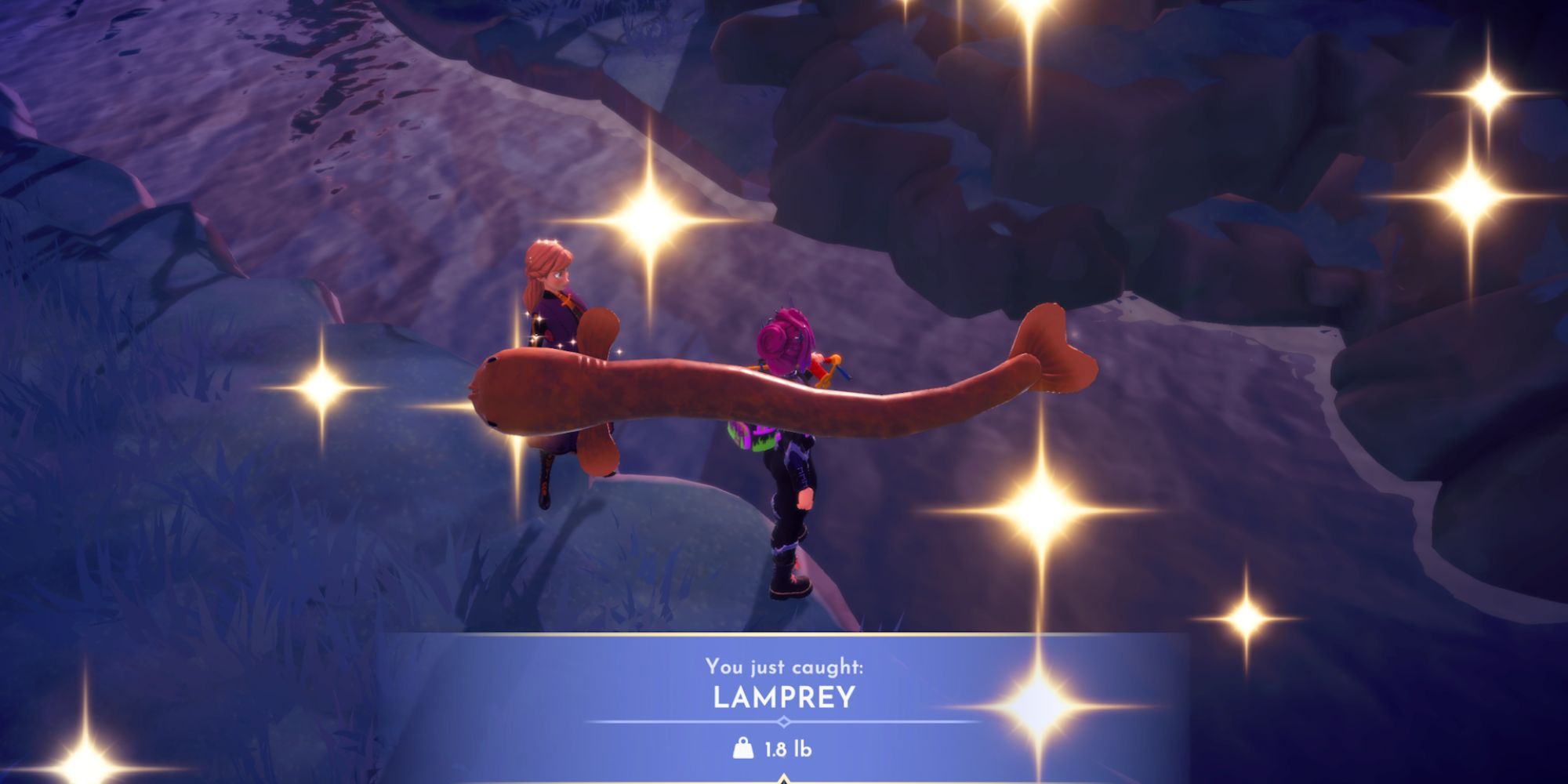 lamprey fish in disney dreamlight valley