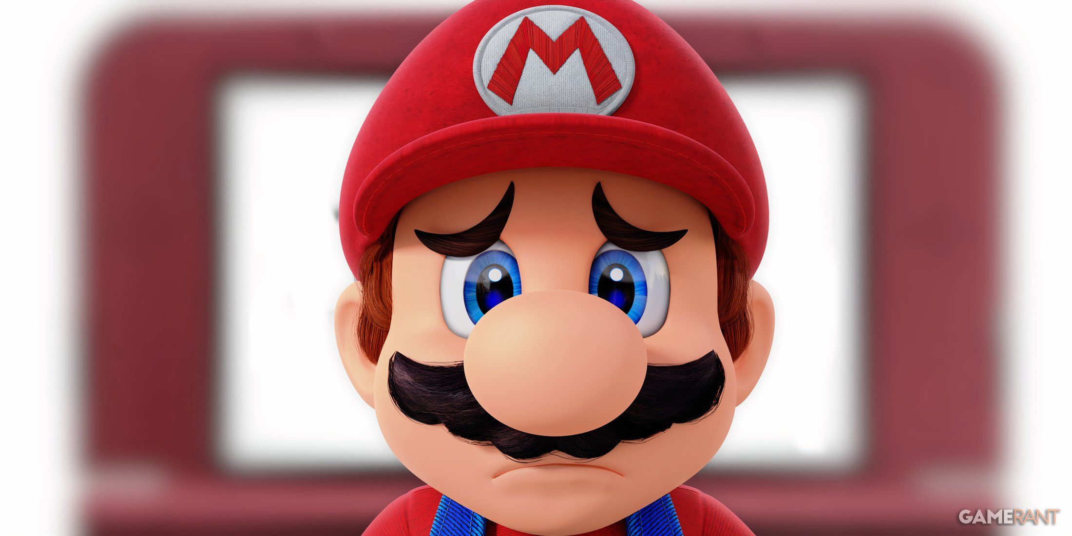 nintendo 3ds mario sad