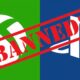 playstation and xbox logos with banned stamp 1