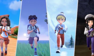 pokemon scarlet violet trainers running