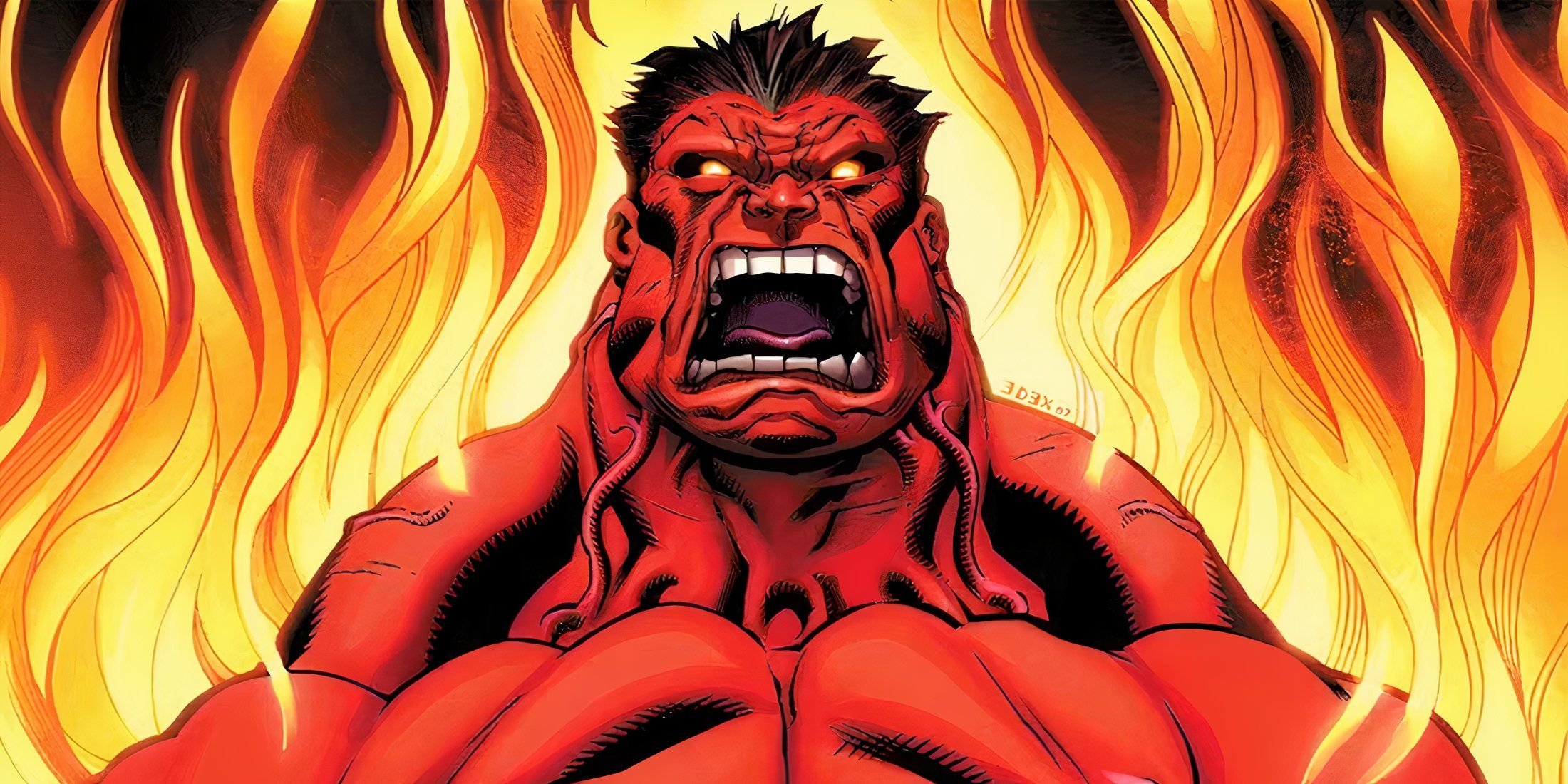 red hulk in marvel comics