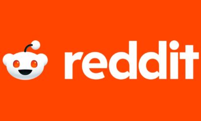 reddit logo orange background