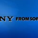 sony logo fromsoftware logo blue background