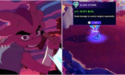 the axolotl hero and blade storm trinket in windblown