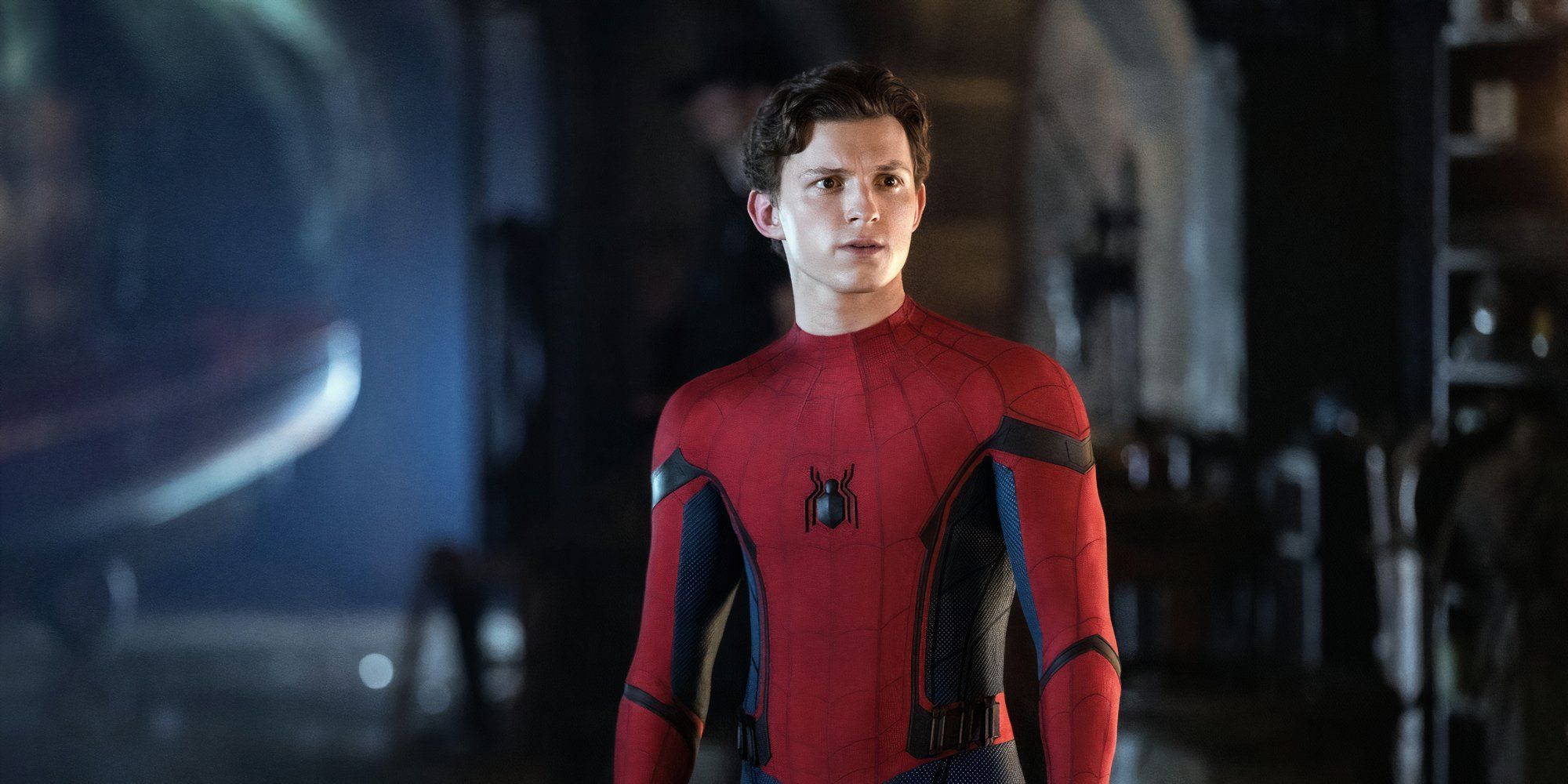 tom holland as spider man cropped