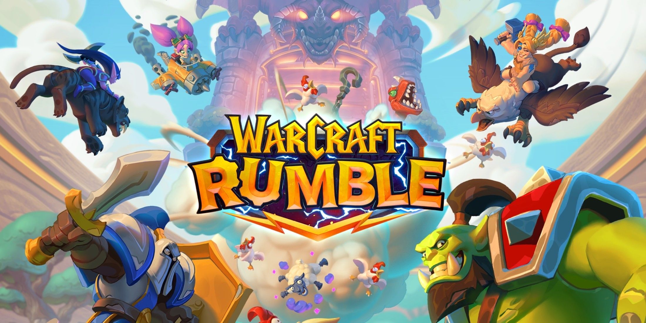 warcraft rumble main title art