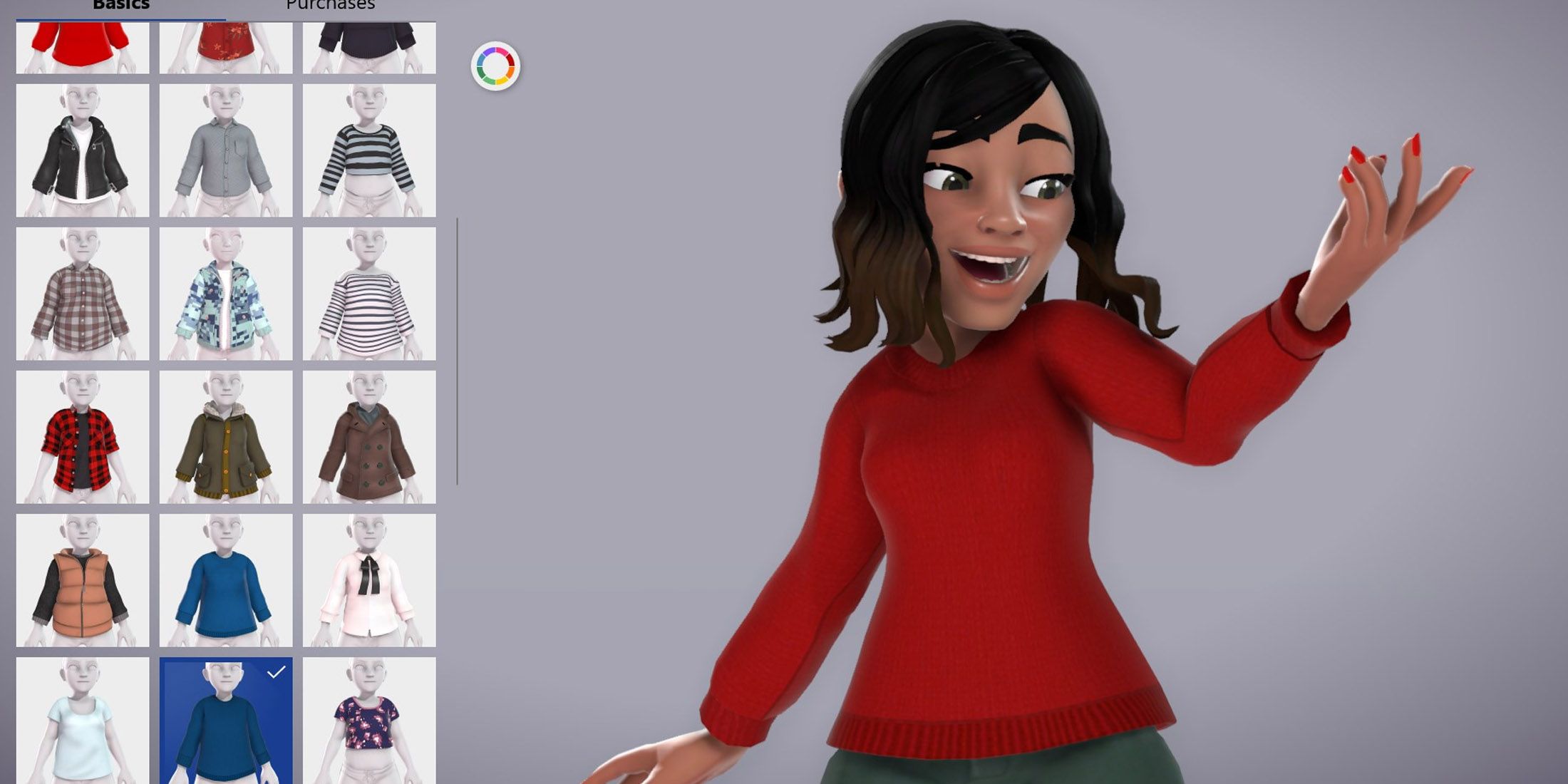 xbox modern avatars menu