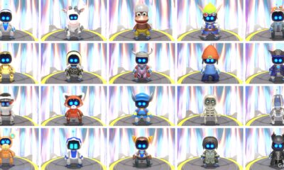 all astro bot outfits featured