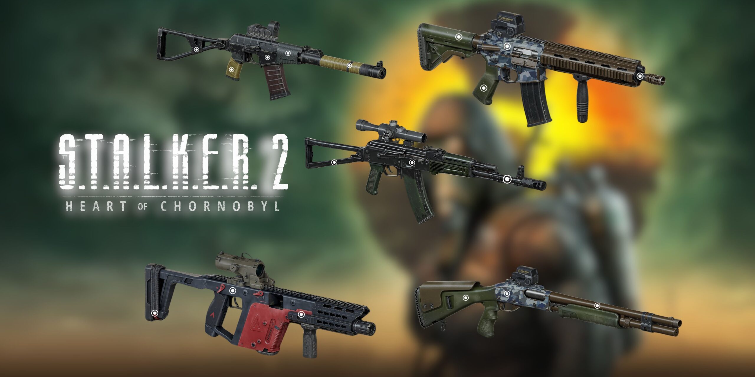 all unique weapons in stalker 2 scaled