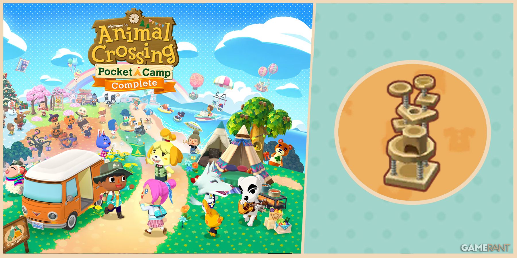 animal crossing pocket camp complete how to get cat tower feature image