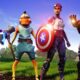 fortnite marvel fishstick cuddle team leader brite bomber captain america