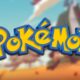 pokemon logo blurred temtem background