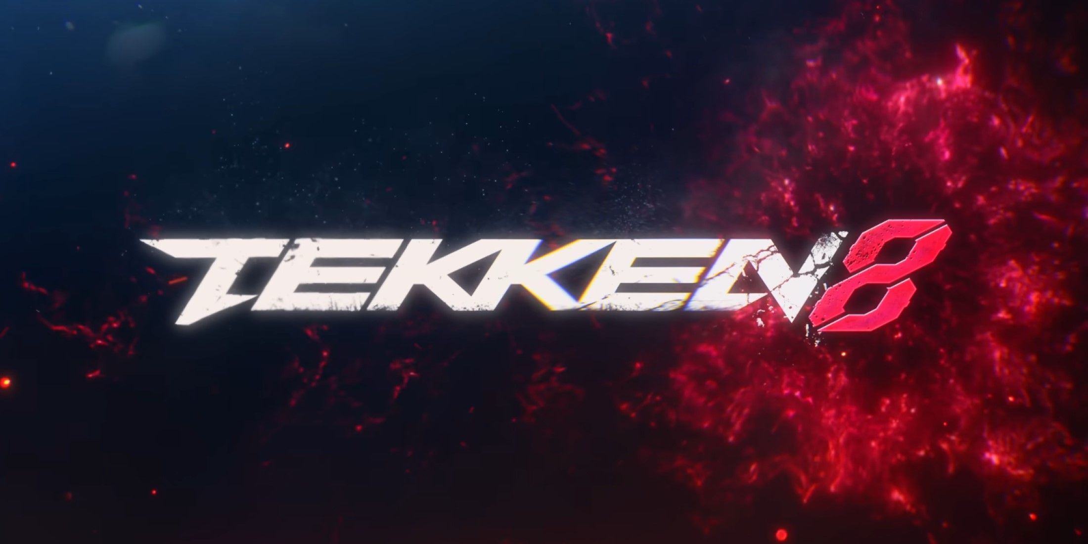 tekken 8 logo explosive background