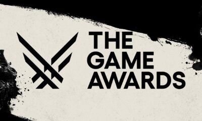 the game awards logo over the first berserker khazan key art ink splatter effect