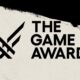 the game awards logo over the first berserker khazan key art ink splatter effect