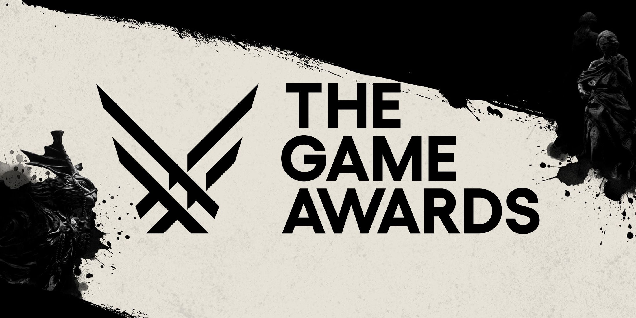 the game awards logo over the first berserker khazan key art ink splatter effect