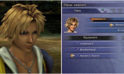 tidus and equipment menu in final fantasy 10