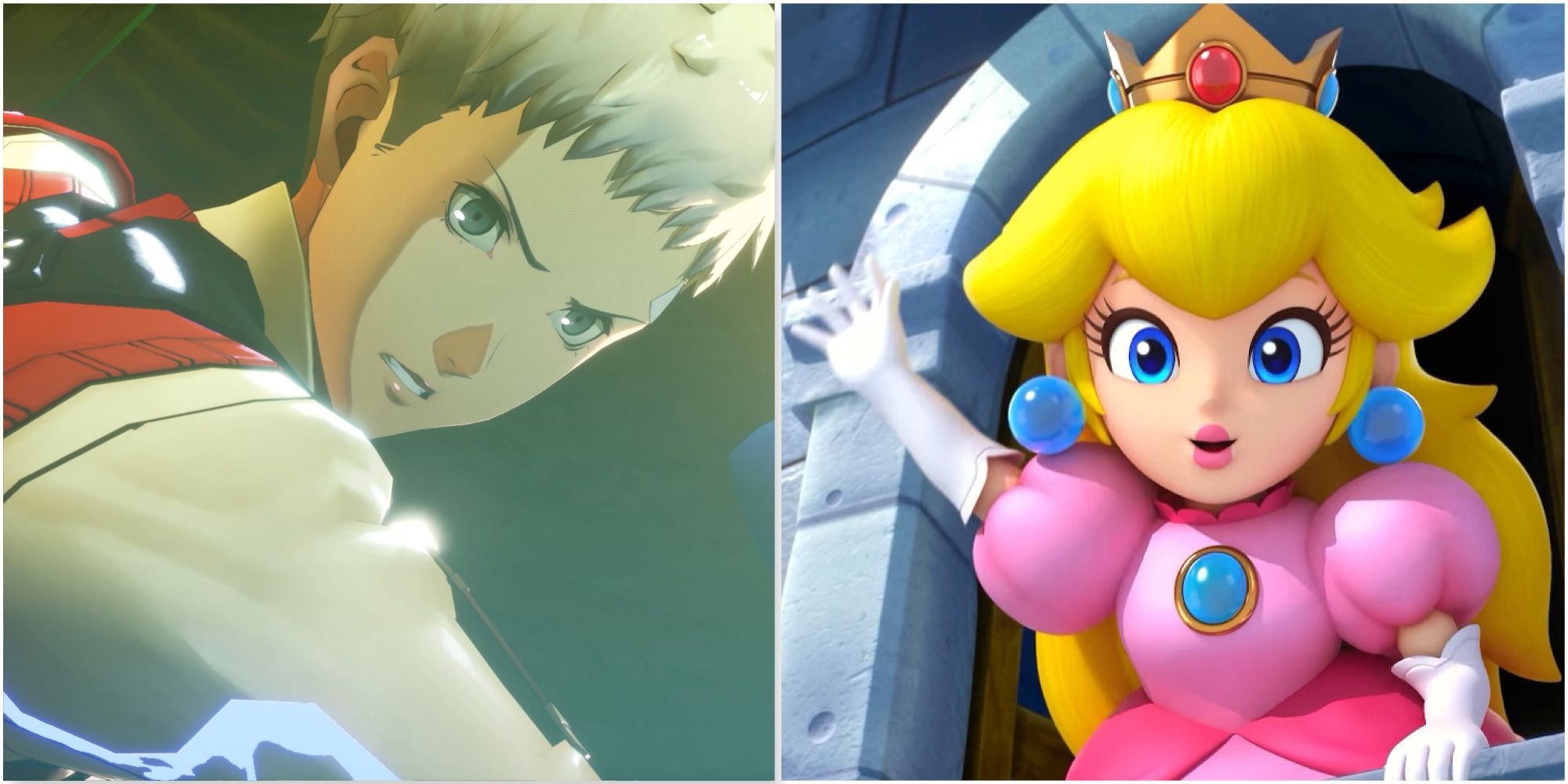 akihiko in persona 3 reload and peach in super mario rpg