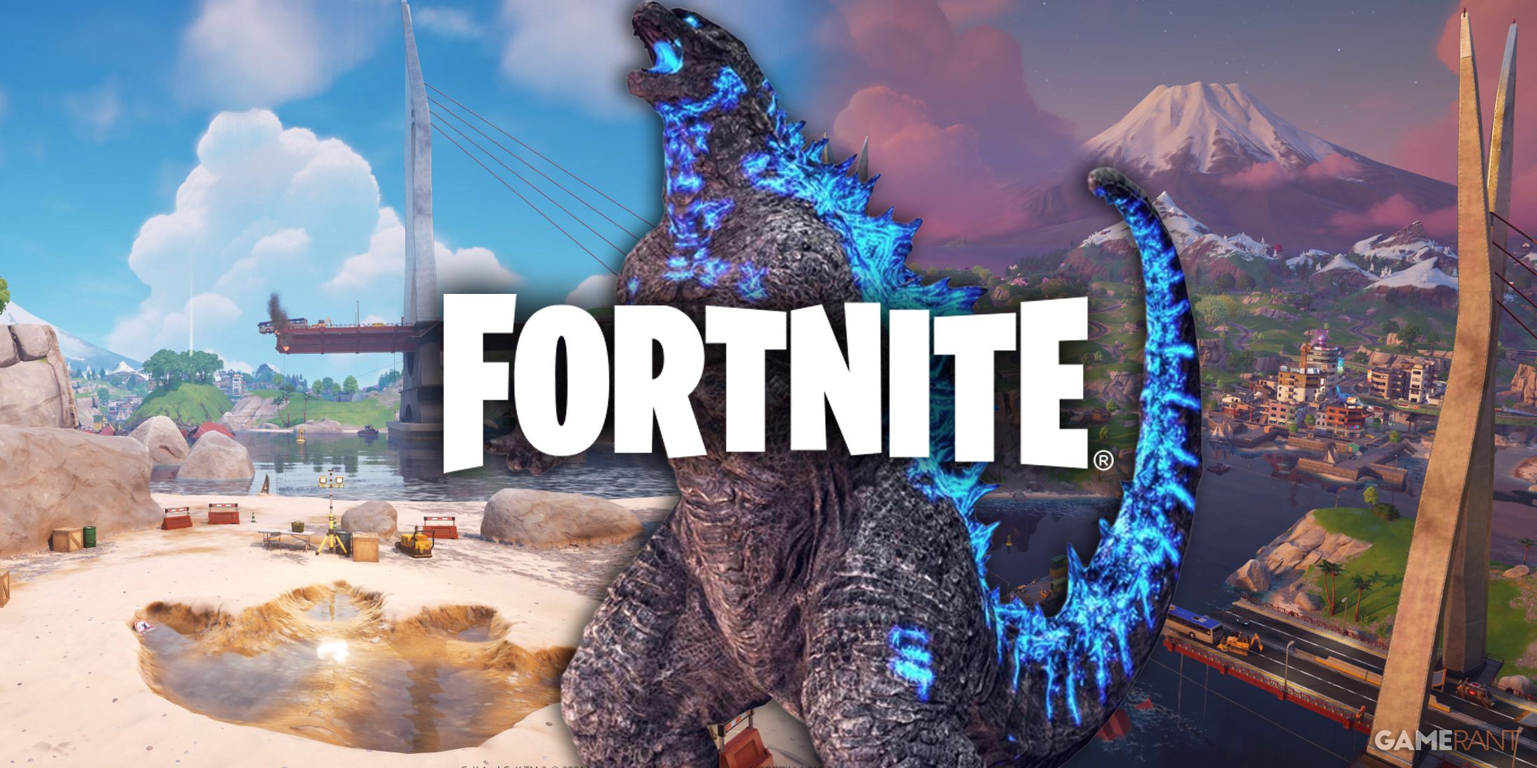 fortnite godzilla monster floodgates