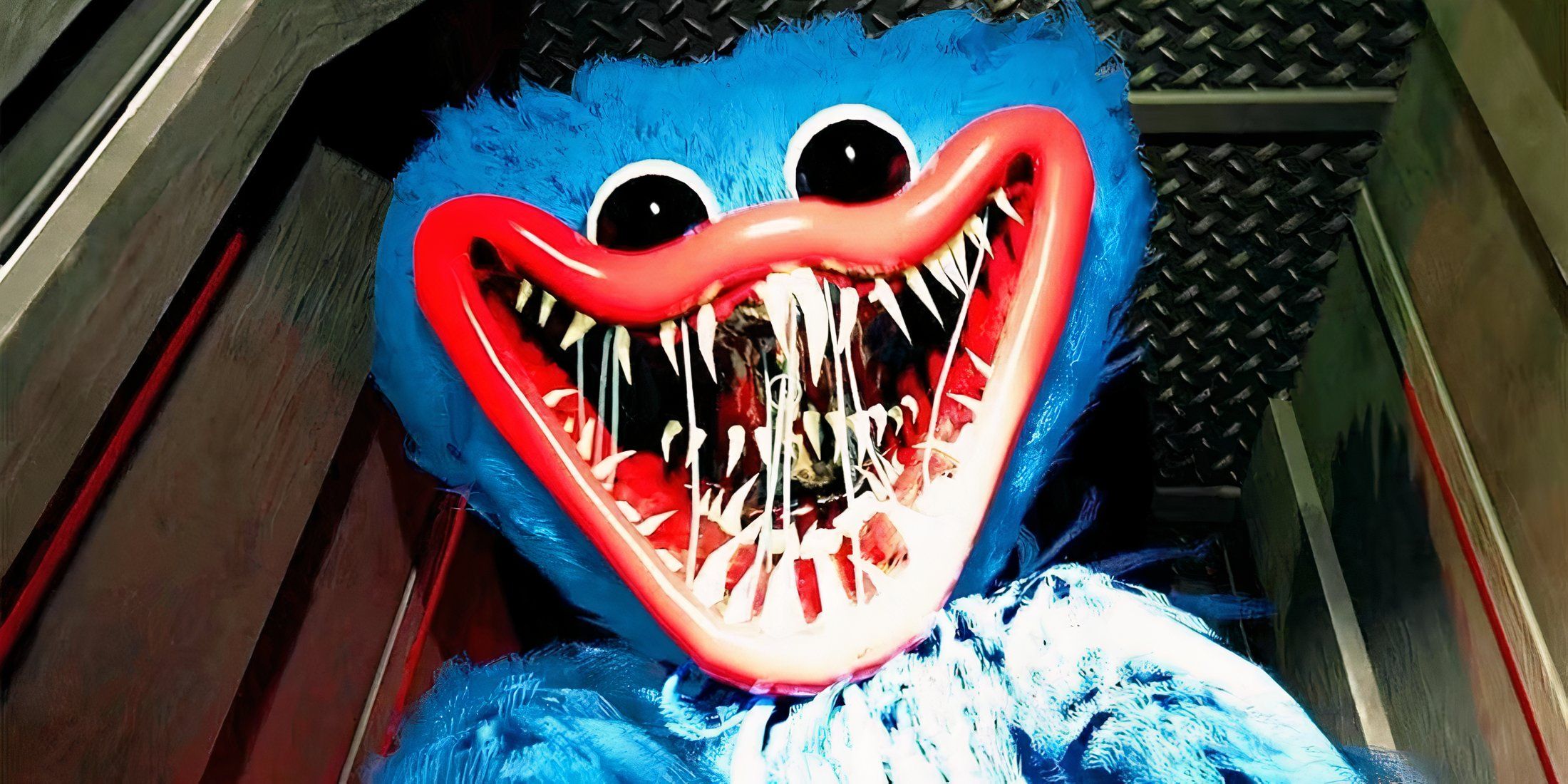 huggy wuggy teeth cropped