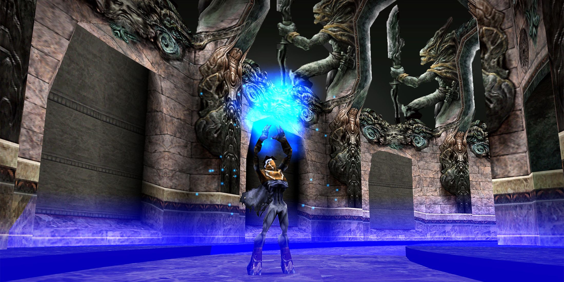 legacy of kain soul reaver 1 and 2 remastered raziel using ability