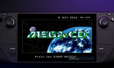 mega cd logo on the steam deck