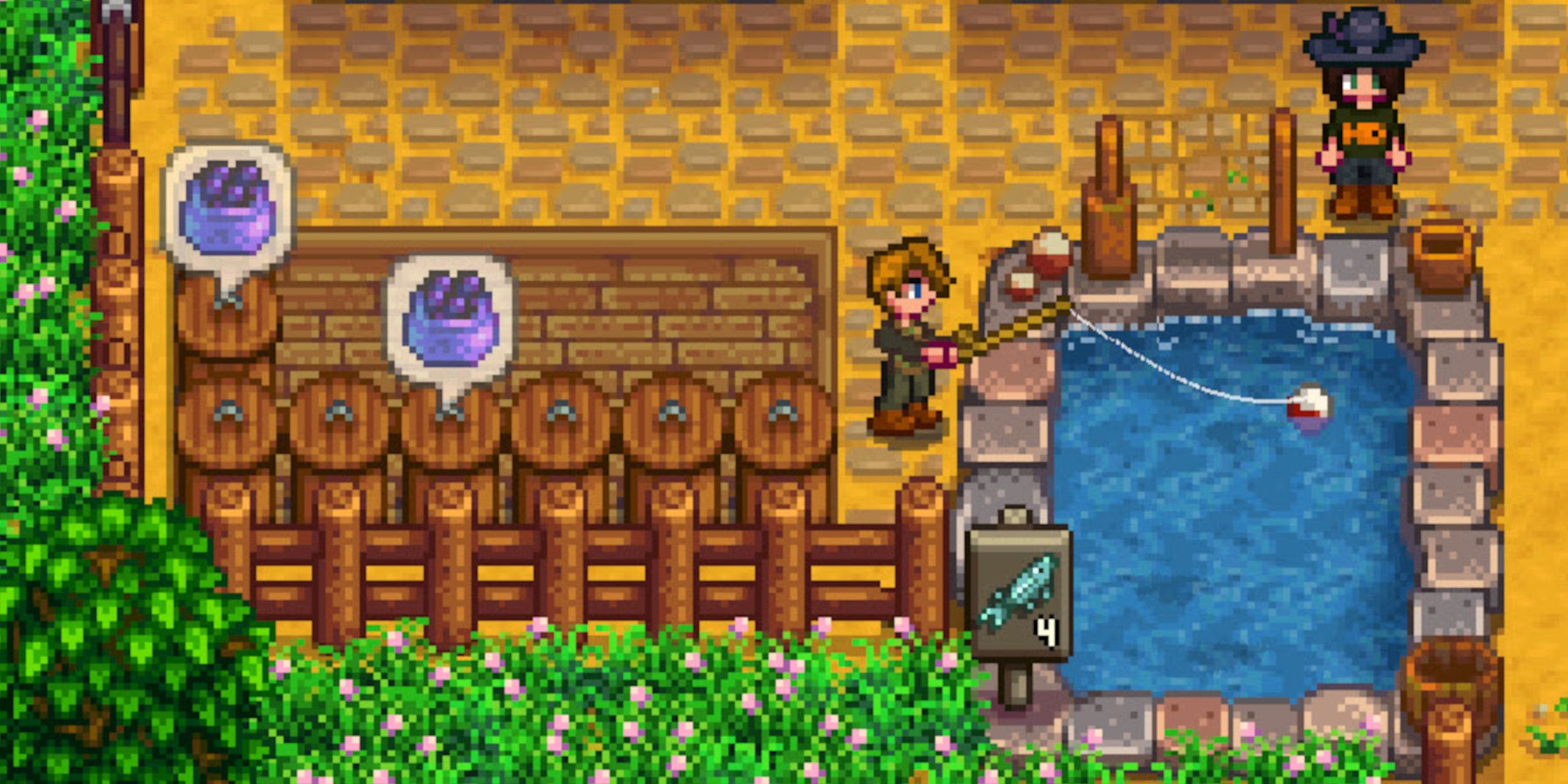 preserves jars stardew valley fishing pond