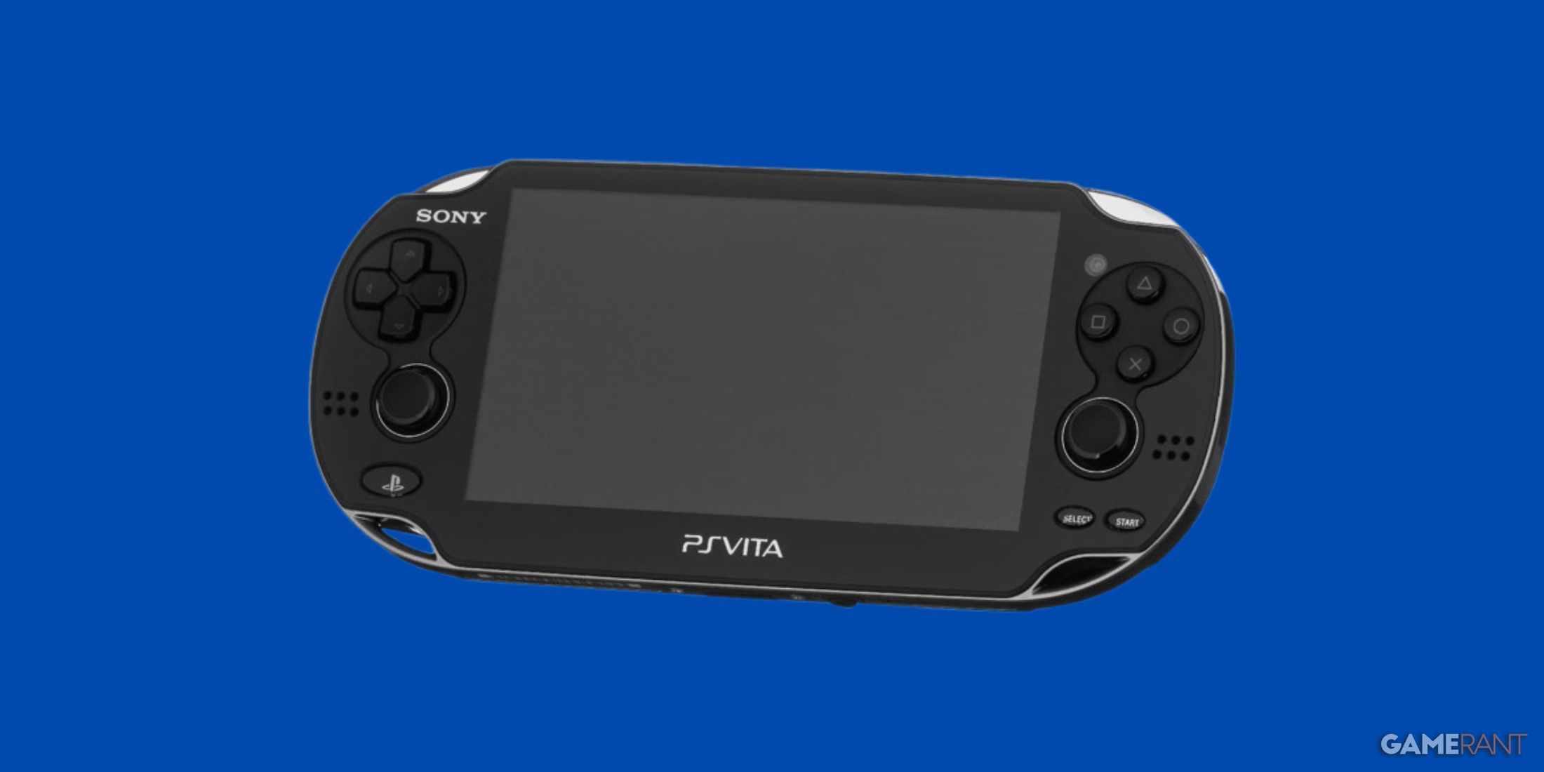 sony playstation vita blue background