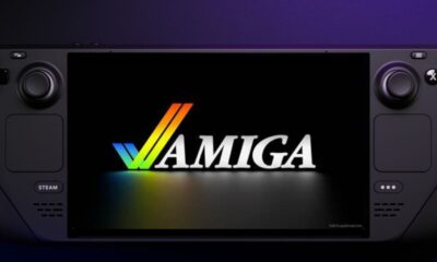 amiga logo on the steam deck