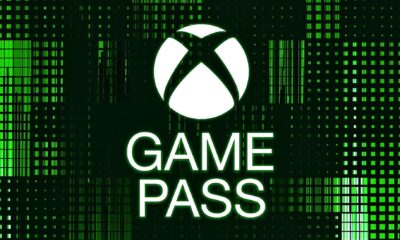 game pass official logo green dark background