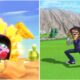 kirby in kirby s return to dream land deluxe and waluigi in mario golf super rush