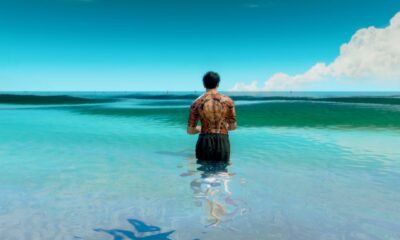 lad pirate yakuza majima in ocean