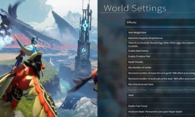 palworld all world custom settings explained