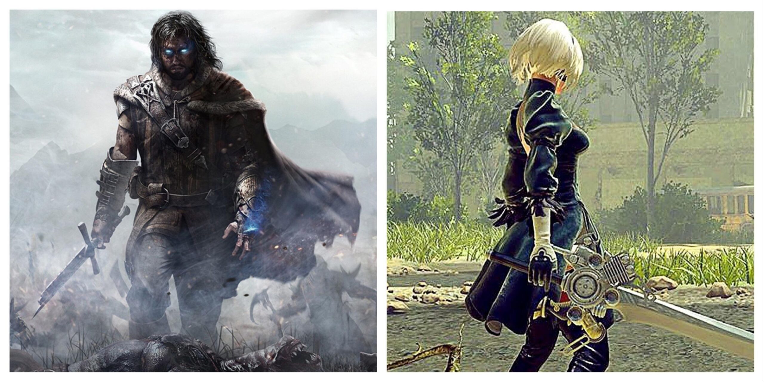 shadow of mordor and nier scaled