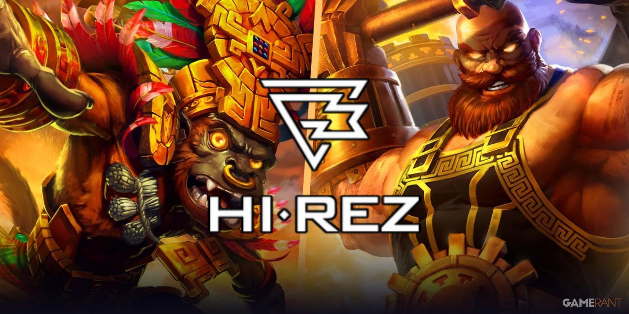 smite 2 background hi rez studios logo